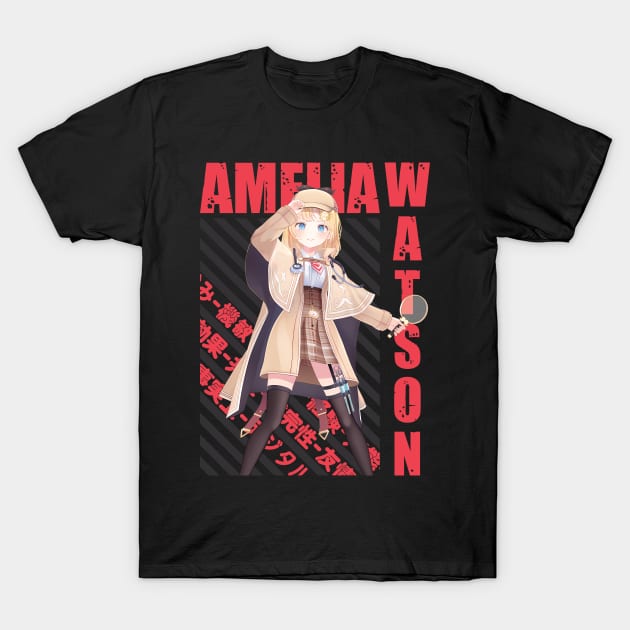 Vtuber - Amelia Watson #01 T-Shirt by Recup-Tout